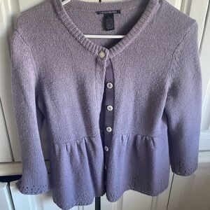 Lucky Brand Women's Lavender Cardigan